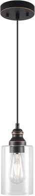Pendant Light Fixture, Adjustable Hanging Ceiling Lights, Anti-Rust Metal Hanging Light Fixtures