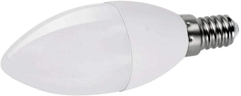 E14 Bulbs, 5 50 C37 B11 Bulb Bulbs,6000 6-Pack LED Candelabra Light watt, watt Equivalent Ceiling Fan Chandelier Kelvin