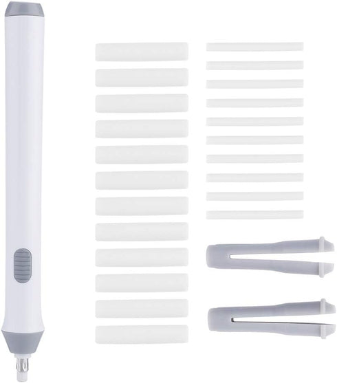 Electric Erasers, Battery Operated Automatic Pencil Eraser, 22 Eraser Refills for Art Students, Teachers, and Detailers