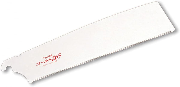 TAJIMA Replacement Pull Saw Blade - 265 mm x 16 TPI Japanese Flush Cut Hand Saw Blade with Premium-Grade Steel & Triple-Edge Cutting Teeth - GNB-265 by Tajima