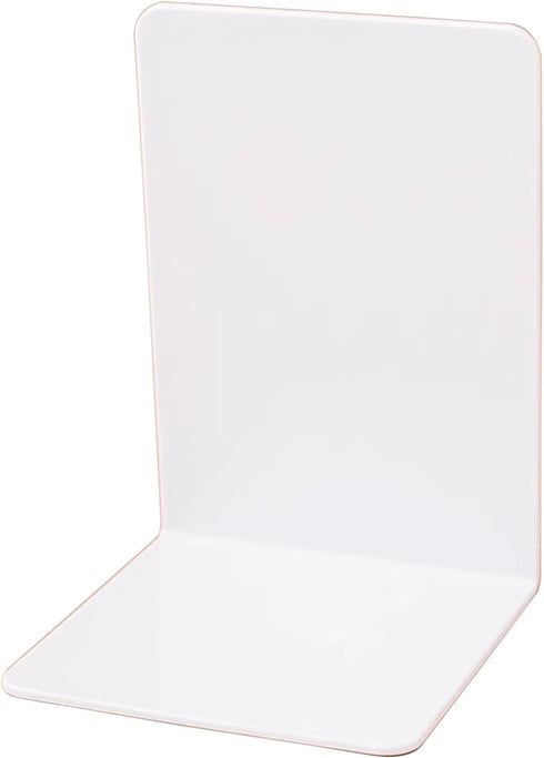 BIBABLYKE L-Shaped Bookends Book Holders Shelf Book End Book Stoppers Book Rack Desk Organisers for Books Magazines