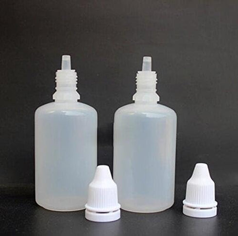 10Pcs 100ml Empty Refillable Portable Plastic Squeezable Dropper Bottles for Cosmetic Makeup Packaging