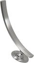 Hickory Hardware Transitional P2145-SN-5B American Diner Collection Wall Hangers, 5 Pack, Satin Nickel Finish