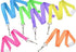 Specialist ID 6 Pack Neon Lanyards - Premium Bright Color with Single Swivel Hook & Breakaway Clasp