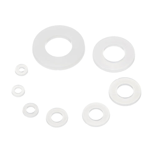 uxcell 520pcs Rubber Flat Washer Gasket Assortment, M2.5-M8, 8 Sizes for Faucet or Plumbing