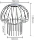 3 Inch 304 Stainless Steel Gutter Guard, Filter Strainer Fits for Round Downspout, Anti-Blocking Line Cap Drain Cover by Bamboo's Grocery LoKii