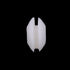 10pcs 6mm Grommet uxcell Diameter Floor Lamp Pire Protection Coil Rubber White