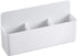 MoKo Magnetic Dry Erase Marker Holder, Durable Storage Organizer for Whiteboard, Refrigerator, Locker - White