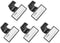 Beautyflier 5 Pcs Plastic Name ID Tag Clip for Stethoscope Tube Replacement Accessories (Rectangle)