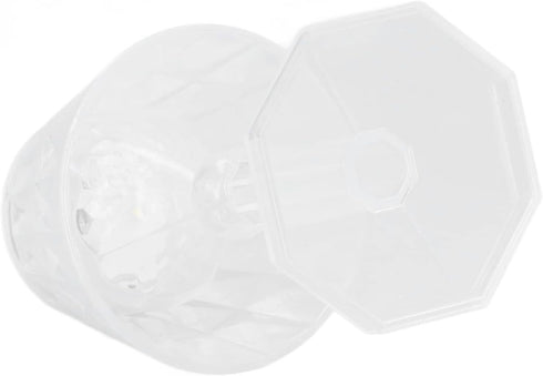 Walfront Crystal Table Lamp, Bedside Lamp, Bedside Night Light, Plastic Pretty Effects for Bedroom Home