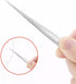 Precision Stainless Steel Tweezers for Craft, Electronics, Soldering, Medical, Jewelry-Making, Industrial Work, Silvery