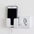 1set Smart Home Dual USB Port 2400mA Wall Charger Adapter, 16A EU Standard Electrical Plug Socket Power Outlet