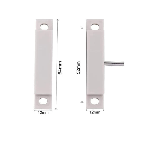 JING MC-32 Switch,Sets 2 Magnetic Reed Switch NC Surface Mount Door Window Alarm, Magneti Door Switch, Contact Sensor