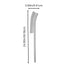 SPARTA 24 Inches Plastic Narrow Radiator Brush for Dusting Between Radiators, Vents, And Ducts, Green