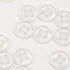 10Pcs Transparent Glass Screen Filters, Diameter 0.313'' (8mm) High Borosilicate Glass with 7 Honeycomb Holes