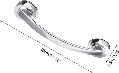 NGCG 1PC Wall Suction Cup Grab Bar Self-Adhesive Hook Assist Bar Bath Shower Pull Securely Attached Grab Bar Support