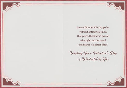 Designer Greetings Glass Jar Filled with Plush Hearts and Light String on Wood Planks in Silver Lined Frame Valentine's