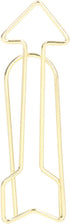 BigKing Large Gold Paper Clips, 100Pcs Metal Arrow Flower Design, Cute Innovative Clips, Prevent Rust Electroplating