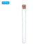 PATIKIL 13ml Plastic Test Tubes with Cork Stoppers, 5Pcs for Scientific Party Decoration, Clear
