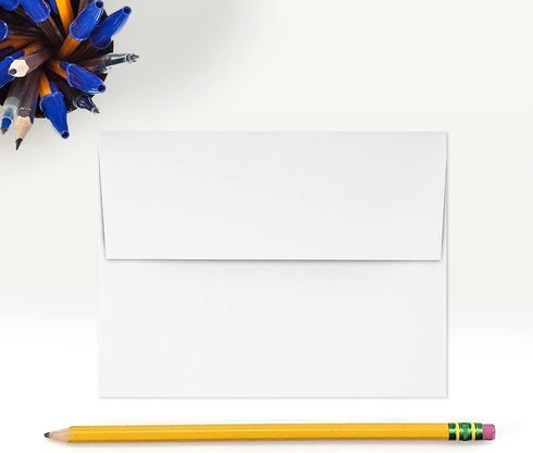 LUX Paper A2 Invitation Envelopes, 4 3/8" x 5 3/4" - 24lb. Bright White, 250 Pack (72924-250)
