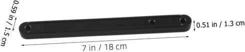 2pcs TEHAUX Track Guide Smooth Sliding Drawer Slide for Cabinets Bedside Tables and Wardrobes Side Mount Design