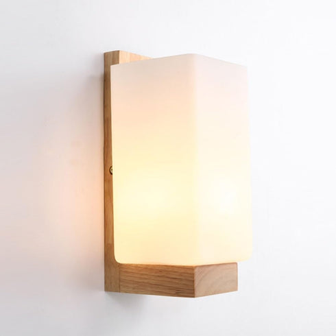 Set 2 E27 3.9X5.6 Inch, STOBAZA Square Lampshade of White Frosted Glass Lamp Shade Fits for Wall Table Floor Lamp