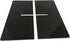 Black Acrylic Book Stand, Open Book Holder for Display and Reading, Acrylic Cookbook Stand for Coffee Table, Bible, Art