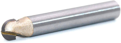 1/4-inch 1/4-inch 2-Flute, 4Pcs (1/4 1/4) Shank, Cutting Dia, Carbide Tipped Groove Round Nose Core Box Router Bit x