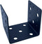 4 PCS Heavy Duty Steel Half Post Base for 4x4 Post Anchor Connector, Mounting Joist Hanger Brackets for Wood Posts
