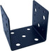 4 PCS Heavy Duty Steel Half Post Base for 4x4 Post Anchor Connector, Mounting Joist Hanger Brackets for Wood Posts