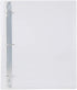 Filexec Products 1-Inch 3 Ring Binder, D Ring, Clear, Pack of 2 (50301-62223)