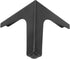 Phefop Iron Electroplated Furniture Cabinet Leg, Stable Triangular Structure with Anti Skid Wear