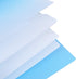 Expanding File Folders, Blue 5 Layer Document Folder, PVC Plastic Envelope with Magnetic Closure