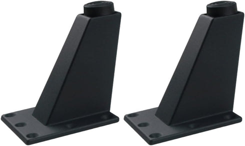 Luxshiny 2pcs Aluminum Alloy Furniture Heightening Feet Anti-Slip Cabinet Legs with Scratch-Resistant
