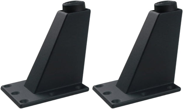 Luxshiny 2pcs Aluminum Alloy Furniture Heightening Feet Anti-Slip Cabinet Legs with Scratch-Resistant
