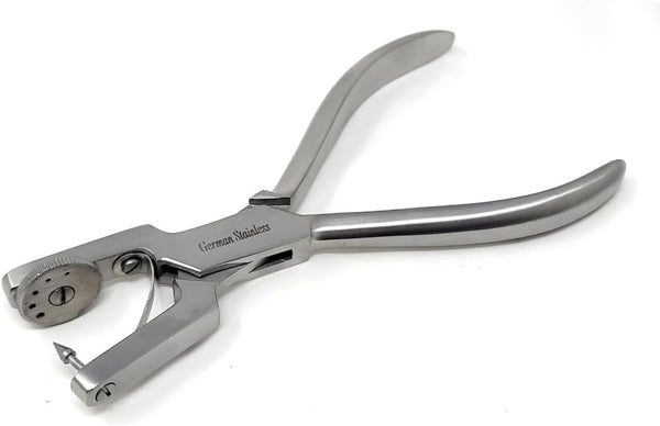 Ainsworth Rubber Dam Punch Pliers Endodontic Clamps Dental Surgical Instruments (6.5" Long)