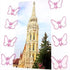 Uxsiya Metal Paperclips, 50Pcs Innovative Cute Butterflies Paperclip for School