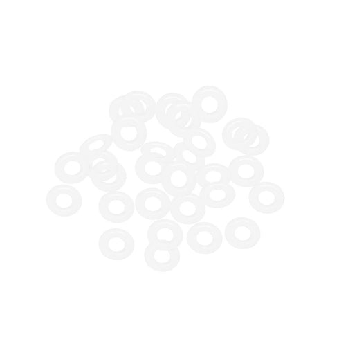 uxcell Silicone O-Rings, 9mm OD 4.2mm ID 2.4mm Width VMQ Seal Gasket for Pipe Repair, Pack of 30