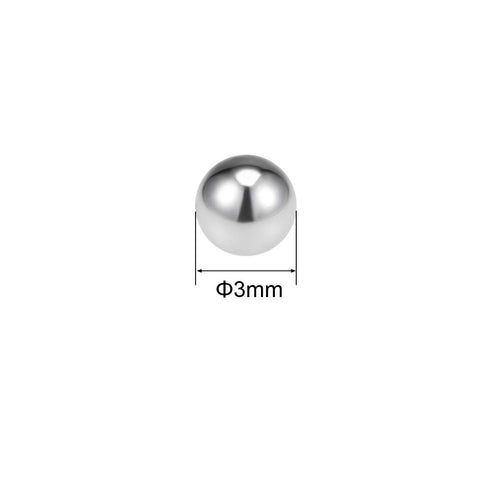 uxcell 3mm Bearing Balls, 304 Stainless Steel G100 Precision Balls, 500pcs