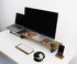 Memory Foam Wrist Support Mouse Pad, Comfortable Padded Mousepads 9in X10in for Desktop Notebook (Silver Golden