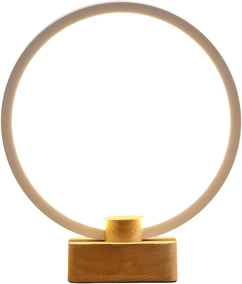 LONRISWAY Dimmable 1.3m 5W 350LM LED Wood Table Lamp, Bedroom Bedside Night Light, Led Lighting, Creative Home Decor