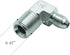 2 Pcs 1/4" Male JIC (7/16"-20Tpi) x 3/8" Male NPT Hydraulic Fitting 37° Flare to 90° Elbow Pipe Adapter by CDQBWKJGFJ