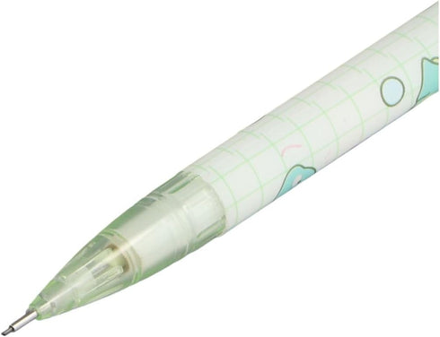 Kawaii Mechanical Pencil Set, 4 Pcs Dinosaur Mechanical Pencils with Tubes, 0.5 mm Pencil Refills and Erasers