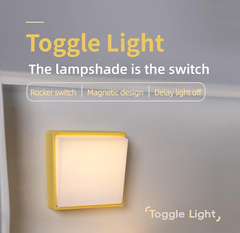 XiTason Nightlight for Kids Room,nightlights Plug in Wall,nightlights with a Switch,Very dim nightlight,Batter Wall