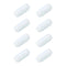 MECCANIXITY Magnetic Stirrer Mixer Stir Bar Rod, 15mm Cylinder Shape PTFE Coating for Laboratory