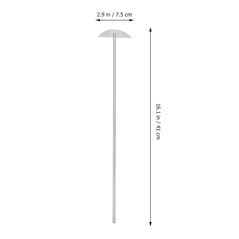 Stainless Steel Mixing Stirrer Lab Mixing Paddle Laboratory Stirring Rod for Chemistry Science Experimental Flask Stirring Bar Stainless Steel Labs Stirrer