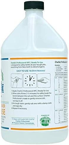 1 CHARLIE'S PROFESSIONAL Cleans Everything From False Teeth to Diesel Engines Ready-to-Use Biodegradable All Purpose
