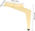 Holibanna Solid Thickened Metal Furniture Legs for Sofa Coffee Table Cabinet Bench Modern Replacement Feet for Couch Tv