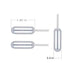 100PCS Clear Plastic Cupcake Pipettes for Strawberries and Desserts, Squeeze Transfer Dropper Liquid Injector