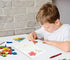Small White Board for Kids, Durable Portable Mini Dry Erase Board, Double Sided 9"x12" (1 pack)